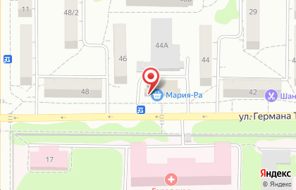 Продуктовый супермаркет Мария-Ра на улице Германа Титова на карте