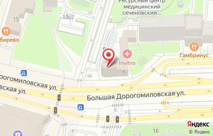 Мини-маркет Мини-маркет в Дорогомилово на карте