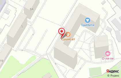 Частный детский сад Сказка на Институтской улице на карте
