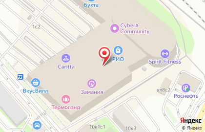 Семейный парк развлечений Zамания в ТЦ РИО на Большой Черемушкинской улице на карте