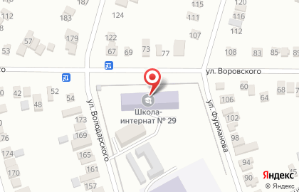 Участковая избирательная комиссия №298 на улице Воровского на карте
