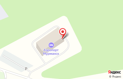 Гостиница Аэропорт в Мурманске на карте