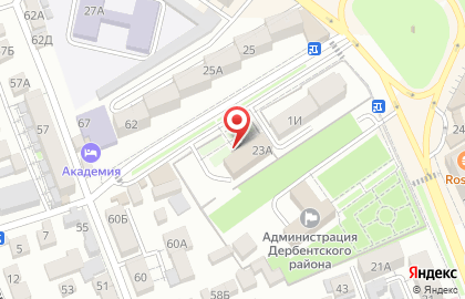 Прокуратура г. Дербент на карте