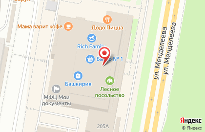 Автоматизированный пункт выдачи товаров PickPoint на улице Менделеева, 205а на карте