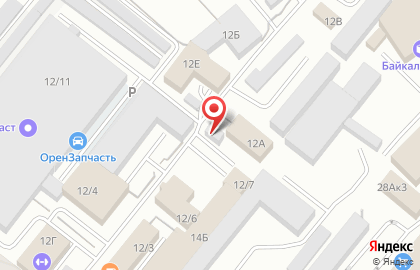 Батыс Оренбург на карте