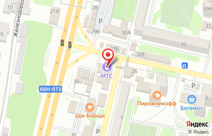 Автомат по продаже воды Живая вода в микрорайоне Центральный на карте