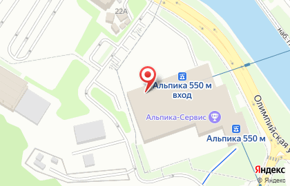 Гастроном в Сочи на карте