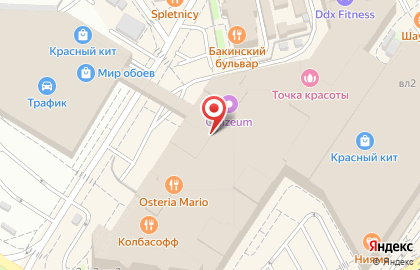 Магазин одежды Mango в Москве на карте