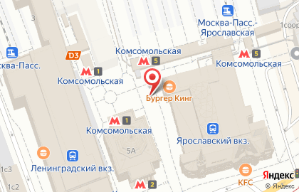 Экспресс-кофейня Wow! кофе на Комсомольской площади, 5 на карте
