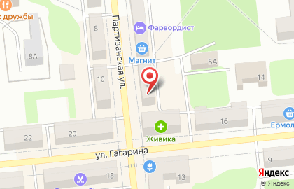 Магазин полуфабрикатов Равис на Партизанской улице на карте