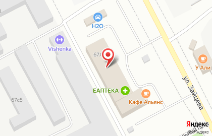 Интернет-магазин Б-Касса на улице Зайцева на карте