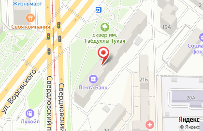 Зоомагазин Karp & ko на улице Воровского на карте