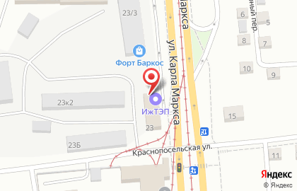 Транспортная компания в Ижевске на карте