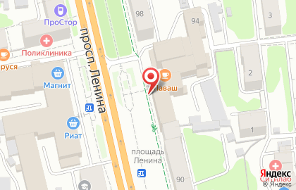 Агентство недвижимости Адрес на проспекте Ленина на карте