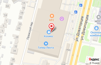 Служба доставки суши Суши-Маркет на улице Доваторцев на карте