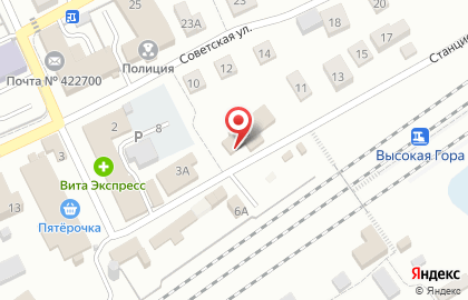 Продуктовый магазин Звениговские колбасы на Станционной улице на карте