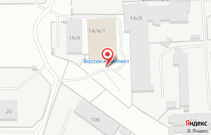 Восток Комплект в Красноярске на карте