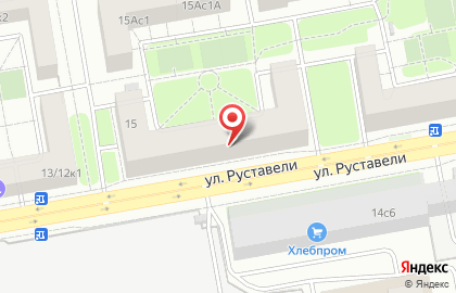 Медицинская лаборатория Гемотест на улице Руставели на карте