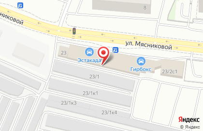 Автосервис СТО МАСТЕРОВ в Калининском районе на карте