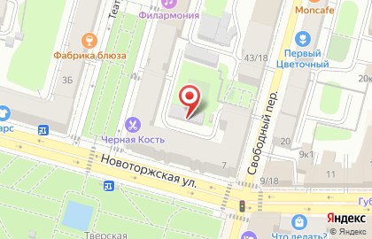 Молодежный, обуви и сумок на карте