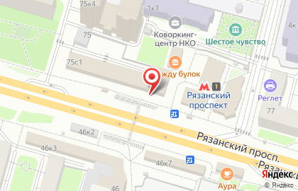 Сеть французских пекарен SeDelice на Рязанском проспекте на карте