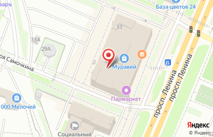 Магазин Маленькая умница на проспекте Ленина на карте