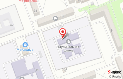 Саяногорская детская музыкальная школа в Советском микрорайоне на карте