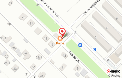 Кафе На Лесной на Лесной на карте