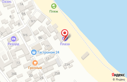 Продовольственный магазин Plaza на карте