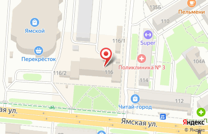 Автошкола ДОСААФ на Ямской улице на карте