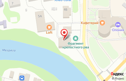 Продуктовый магазин в Петрозаводске на карте