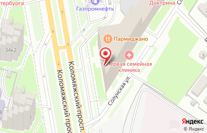 Торговая компания АТЭКС-Электро на Коломяжском проспекте на карте