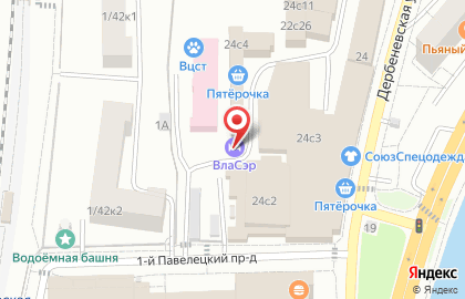 Общежитие в Москве на карте