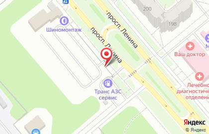 Автостоянка в Калуге на карте