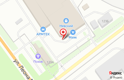 Салон сотовой связи МТС на улице Леона Поземского на карте