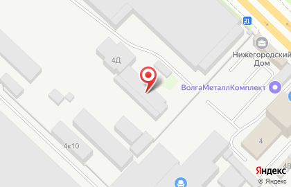 Нижегородская мебельная компания на улице Новикова-Прибоя на карте