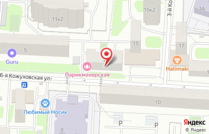 Кофейня в Москве на карте
