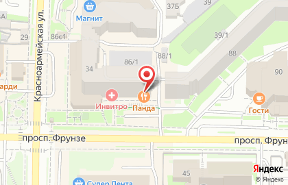 Семейный ресторан Панда на проспекте Фрунзе на карте