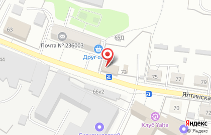 Центр социальной адаптации для лиц без определенного места жительства и занятий в Калининграде на карте