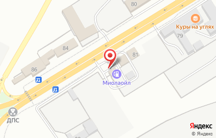 Миола на карте