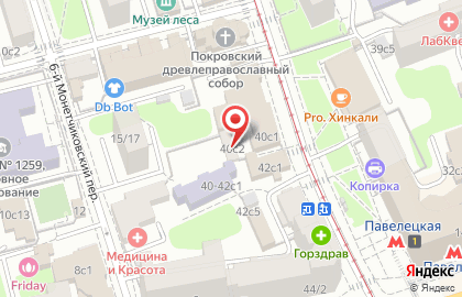 Караоке-клуб Соло на Новокузнецкой улице на карте