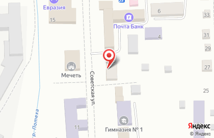 Отделение службы доставки Boxberry на Советской улице на карте
