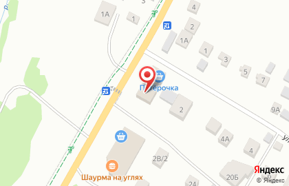 Магазин строительных материалов на Первомайской улице на карте