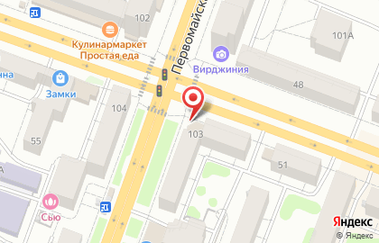 Салон мебели на Красноармейской улице на карте