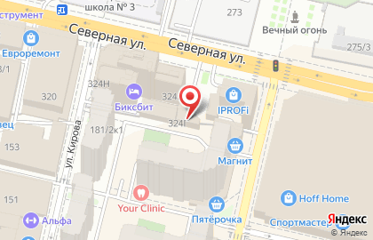 Наркологическая клиника ДЕТОКС на Северной улице на карте