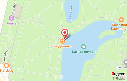 Пиццерия Pizzamento на улице Академика Пилюгина на карте