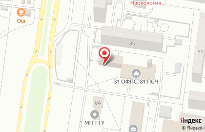 Отдел надзорной деятельности и профилактической работы по городскому округу Тольятти в Тольятти на карте