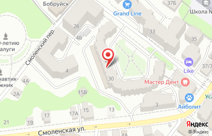Детский языковой центр Полиглотики на улице Космонавта Комарова на карте