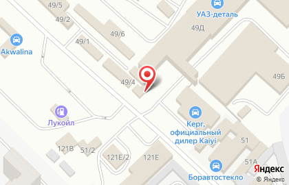 Магазин автотоваров на улице Новоэлеваторная 49 на карте