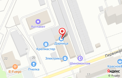 Магазин сантехники Добрый помощник на Первомайской улице на карте